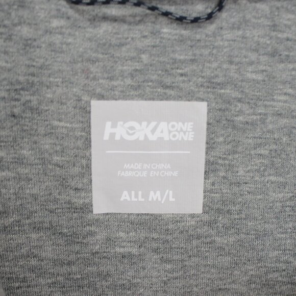 Hoka One One All Day Hoodie Size M/L Blue Pullover Hooded Sweatshirt Long Sleeve - Picture 5 of 5